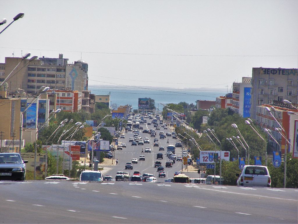 Aktau glowna ulica